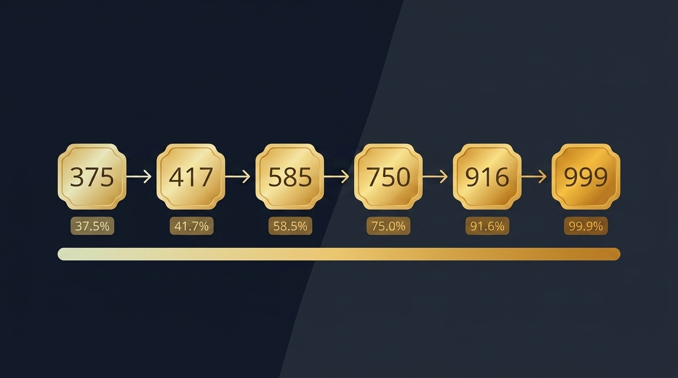 Gold Hallmarks Explained: 375, 417, 585, 750, 916 & 999