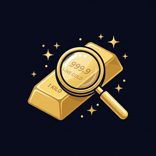 Gold inspection illustration